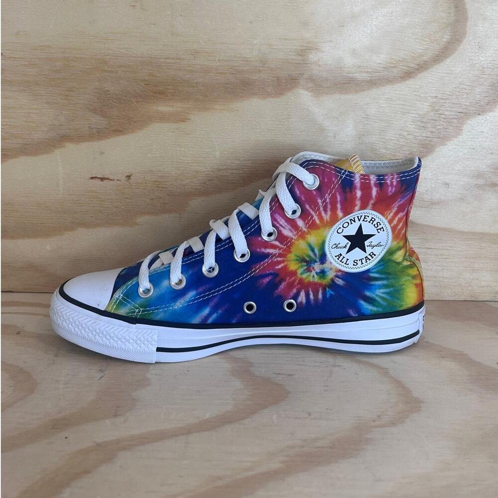 Converse All Star CT Pride Tie Dye Rainbow Sneakers Multicolor Womens 8 -168996F - Picture 5 of 10